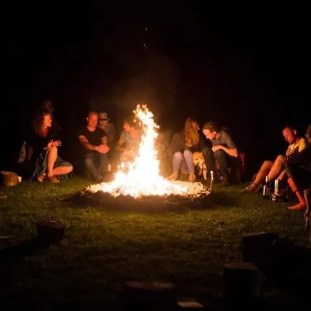 Campsite Empty Spot On Grass The Tulip No Beds